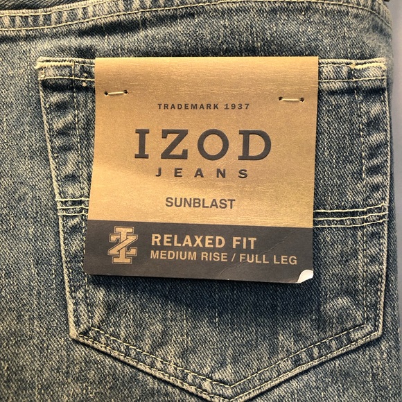 IZOD Jeans men's denim sunblast jeans, 40x32 - Picture 10 of 13